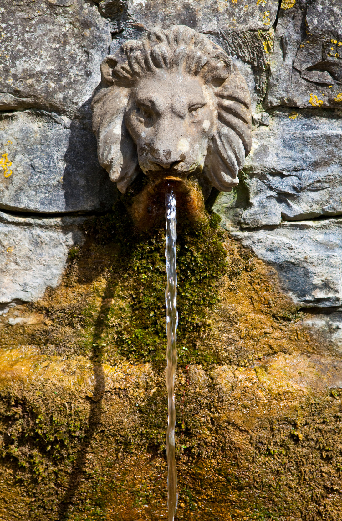 Lion's Head Drinking Fountain at the Chalice Well